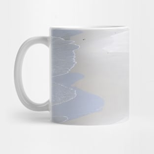 LONE PENGUIN ON SANDY BEACH Mug